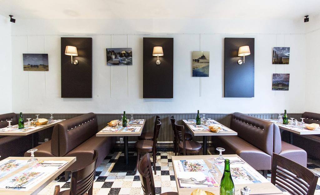 Hotel Restaurant Du Commerce La Gouesnière Zewnętrze zdjęcie